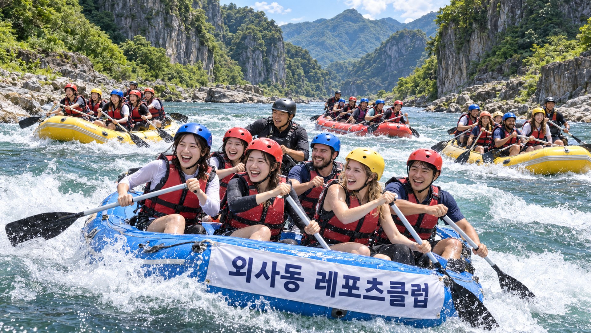 외사동 레포츠클럽 래프팅